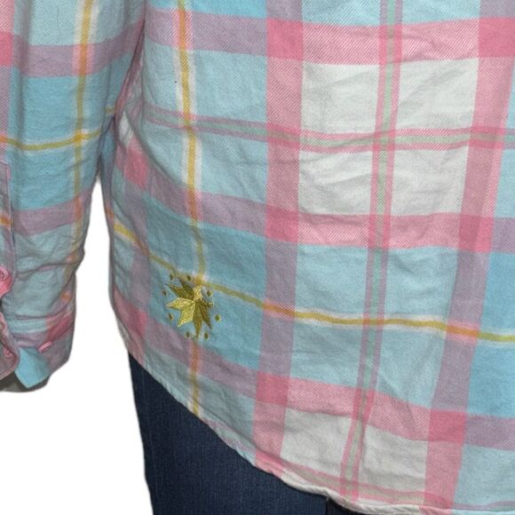 Cakeworthy Women's M Flannel Shirt Button Front My Little Pony Pegasus - Picture 6 of 7